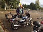 Kees and his '81 Suzuki GS850