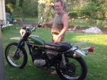 Ray W and his '74 Yamaha DT 360A